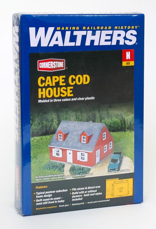 933-3839, Cape Cod House Kit N Scale