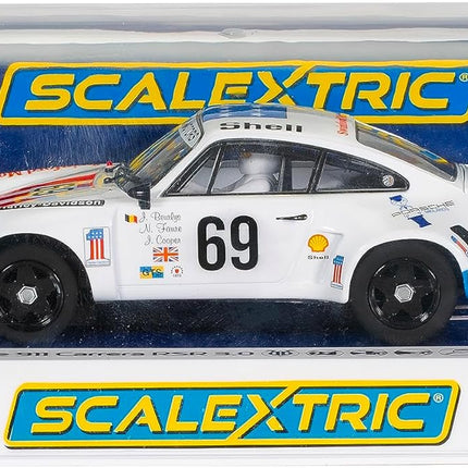 C4351T, Scalextric 1/32 Scale Slot Car Porsche 911 3.0 RSR - 6th LeMans 1975