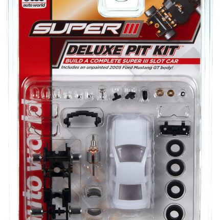 AWDTRX122, Auto World Super III Deluxe Pit Kit (w/2005 Mustang GT)