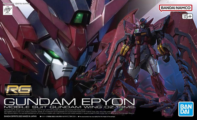 BAN2655094, 1/144 RG Gundam Epyon (Mobile Suit Gundam Wing)