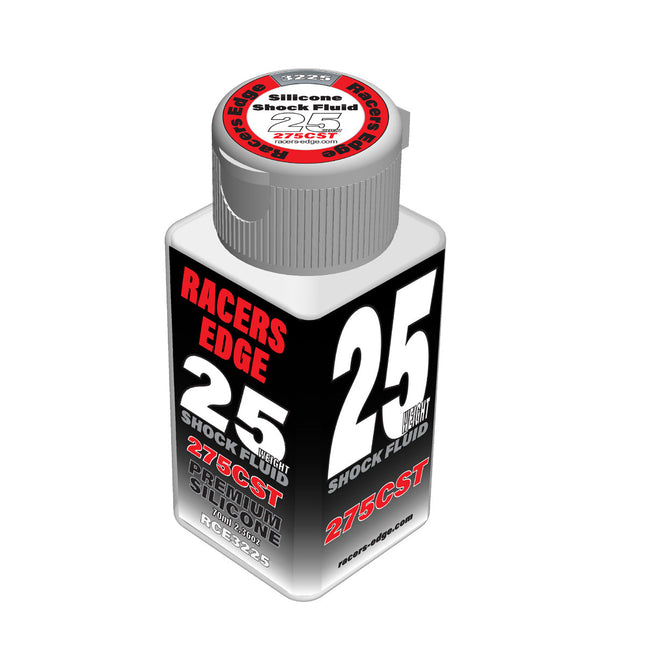 RCE3225, Racers Edge 25 Weight 275cst 70ml 2.36oz Pure Silicone Shock Oil