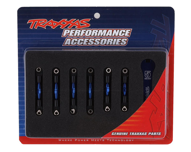 TRA8341X, Traxxas 4-Tec 3.0/2.0 VXL Aluminum Turnbuckles (Blue)