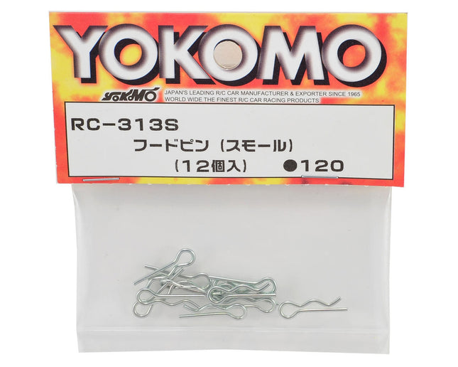 YOKRC-313SA, Yokomo Body Clips (12) (Small)