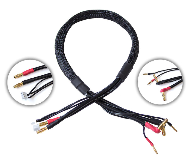 ASC27233, Reedy 1-2S 4mm/5mm Pro Charge Lead