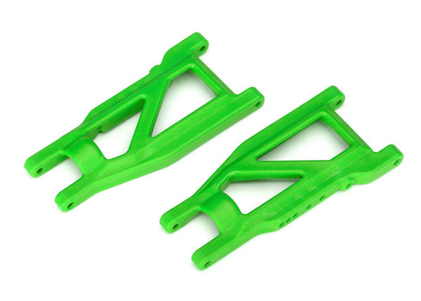 TRA3655G, Suspension arms, green, front/rear (left & right), heavy duty (2)