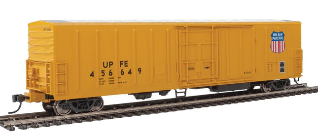 WalthersMainline Part # 910-3944 57' Mechanical Reefer - Union Pacific Fruit Express(R) UPFE #456649 (yellow, Shield Logo)