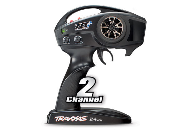 TRA6509R - TQi 2.4 GHz High Output radio system, 2-channel, Traxxas Link™ enabled, TSM (2-ch transmitter, 5-ch micro receiver)