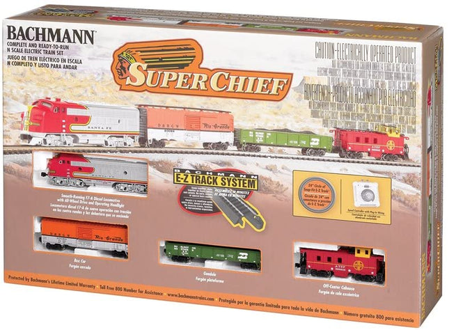 Bachmann Trains - Super Chief - Ready To Run Electric Train Set - N Scale - Caloosa Trains And Hobbies