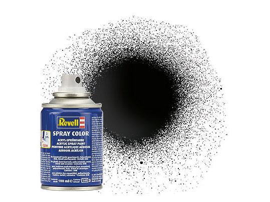 100ml Acrylic Black Gloss Spray