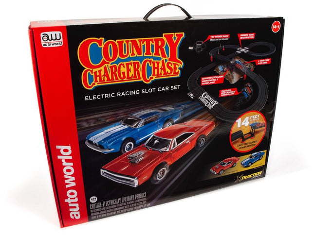RDZSRS335, 14' County Charger Chase Slot Race Set
