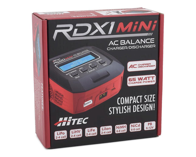 HRC44295, Hitec RDX1 Mini AC Charger (6S/6A/65W)