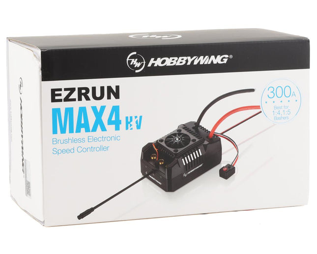 HWA30104002, Hobbywing EZRun Max4 HV 1/5 Scale Sensored Brushless ESC