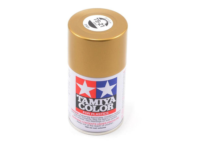 TAM85021, Tamiya TS-21 Gold Lacquer Spray Paint (100ml)