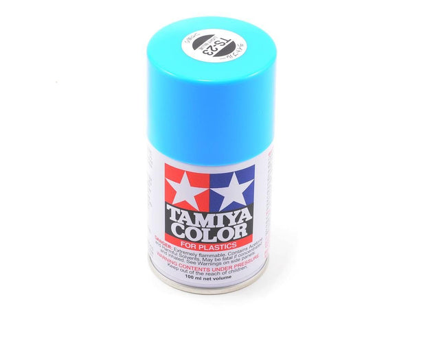 TAM85023, Tamiya TS-23 Light Blue Lacquer Spray Paint (100ml)