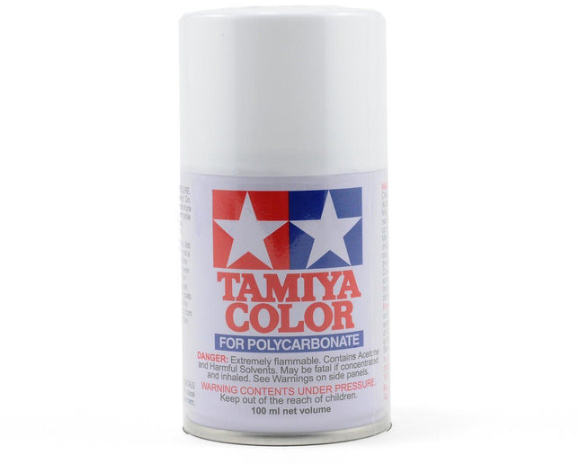 TAM86001, Tamiya PS-1 White Lexan Spray Paint (100ml)