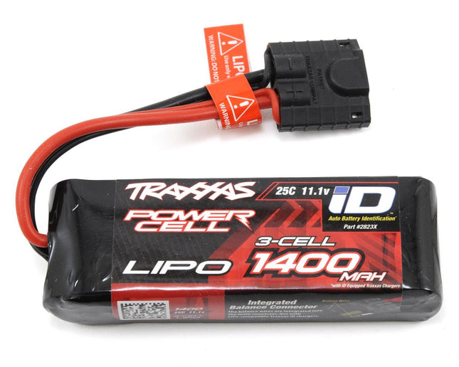 TRA2823X, Traxxas 3S "Power Cell" 25C LiPo Battery w/iD Traxxas Connector (11.1V/1400mAh)