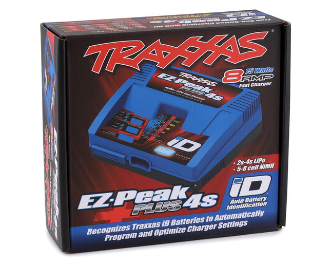 TRA2981, Traxxas EZ-Peak Plus 4S Multi-Chemistry Battery Charger w/Auto iD (4S/8A/75W)