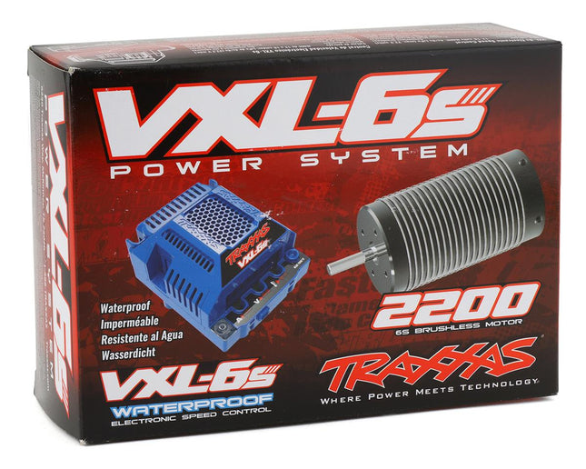 TRA3480, Traxxas Velineon VXL-6S Brushless Power System