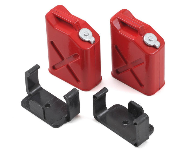 YEA-YA-0355, Yeah Racing 1/10 Crawler Scale "Jerry Can" Accessory Set (Fuel Cans) (Red)