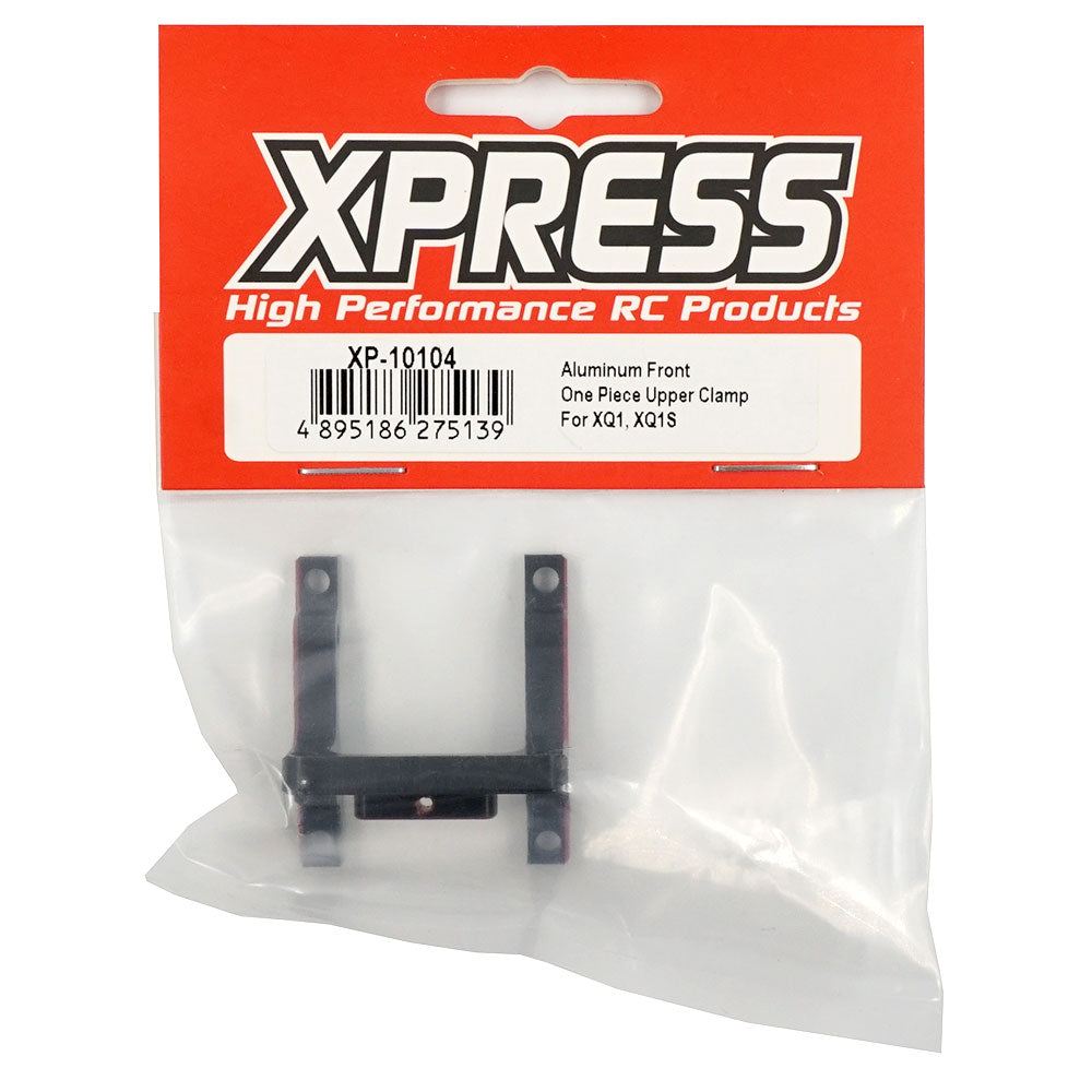 XP-10104 Xpress Aluminum Front One Piece Upper Clamp For DR1S and Exe -  Michael's RC Hobbies