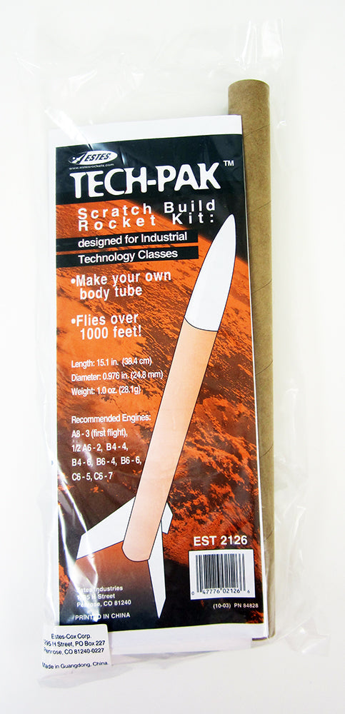 EST2126, Tech-Pak Scratch Build Rocket Kit
