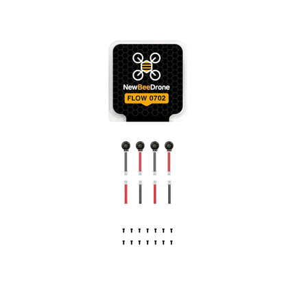 NewBeeDrone Flow 0702 29,000Kv Dual Ball Bearing Micro Motor 4 Pack