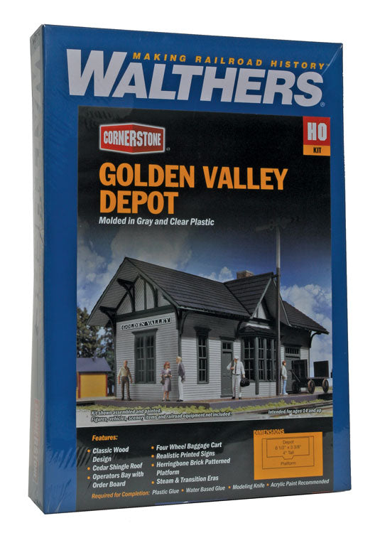 933-3532, Golden Valley Depot HO Scale Kit