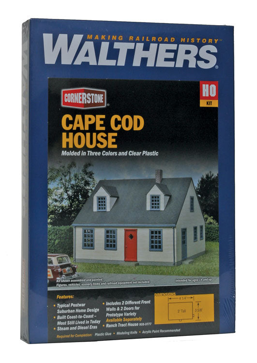 Cape Cod House Kit HO Scale