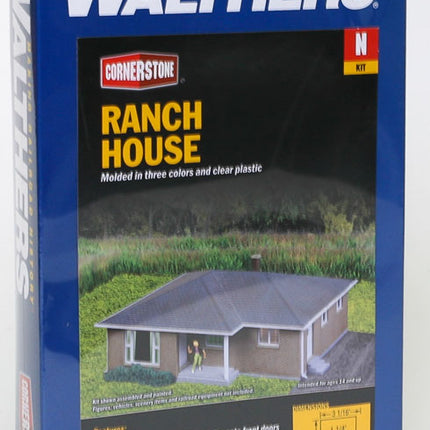 933-3838, Walther's Cornerstone Brick Ranch House Kit