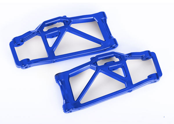 TRA10230-BLUE, Traxxas Suspension arms, lower, blue (left and right, front or rear) (2)