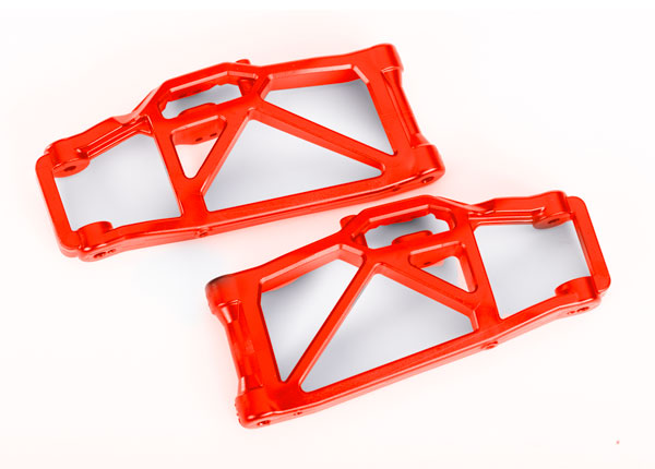 TRA10230-RED, Traxxas Suspension arms, lower, red (left and right, front or rear) (2)