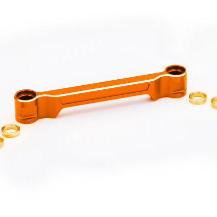 TRA10239-ORNG, Traxxas Draglink, steering, 6061-T6 aluminum (orange-anodized)