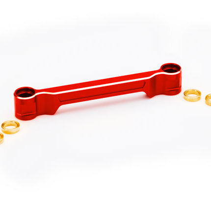 TRA10239-RED, Traxxas Draglink, steering, 6061-T6 aluminum (red-anodized)
