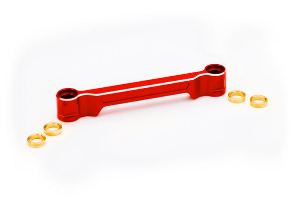 TRA10239-RED, Traxxas Draglink, steering, 6061-T6 aluminum (red-anodized)