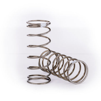 TRA10241, Traxxas Springs, shock (natural finish) (GT-Maxx®) (1.150 rate, white stripe) (2)