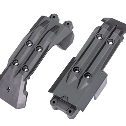 TRA10244, Traxxas Maxx Slash Skid Plate, Front (1), Rear (1)