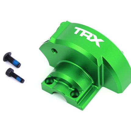 TRA10287-GRN, Traxxas Cover, gear (green-anodized 6061-T6 aluminum)