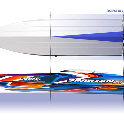 103076-4, Spartan SR 6S (Self Righting) 36" Brushless Boat (Optional Trailer Available)