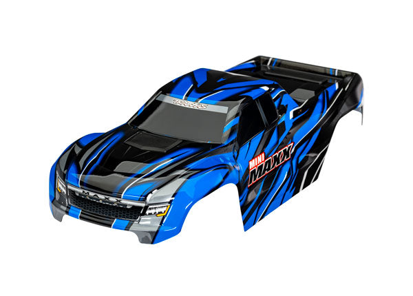 TRA10711-BLUE, Traxxas BODY MINI MAXX BLUE