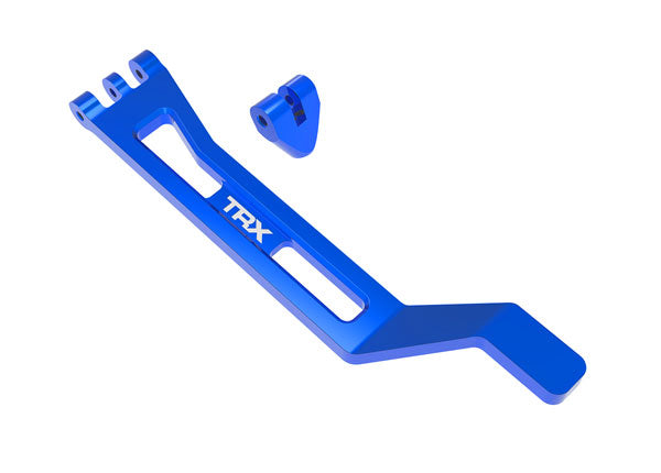 TRA10726-BLUE, Traxxas BATT HOLD-DOWN/POST ALUM BLUE