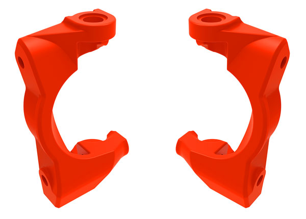 TRA10732-RED, Traxxas CASTER BLOCKS L&R RED