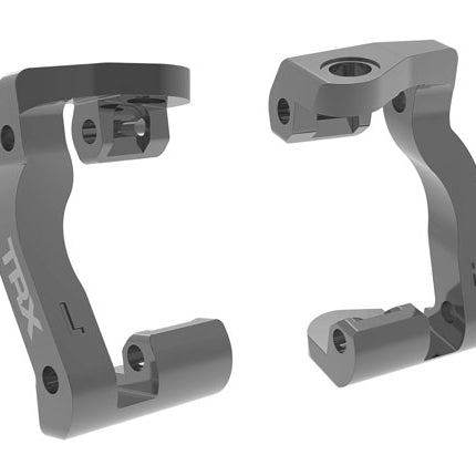 TRA10733-GRAY, Traxxas CASTER BLOCKS L&R ALUM GRAY