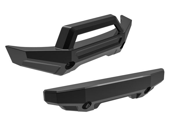 TRA10735-BLK, Traxxas BUMPER FRONT/REAR BLK