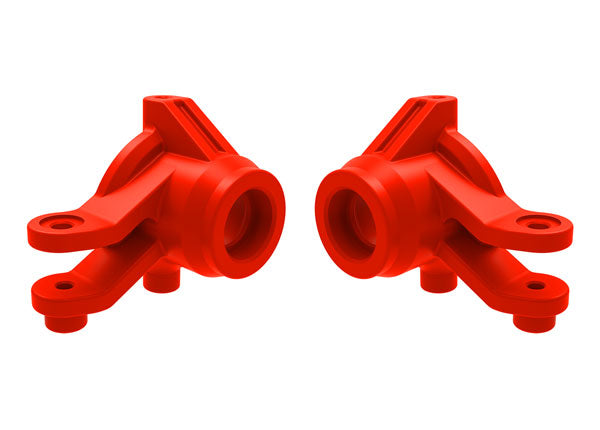 TRA10736-RED, Traxxas STEERING BLOCKS L&R RED