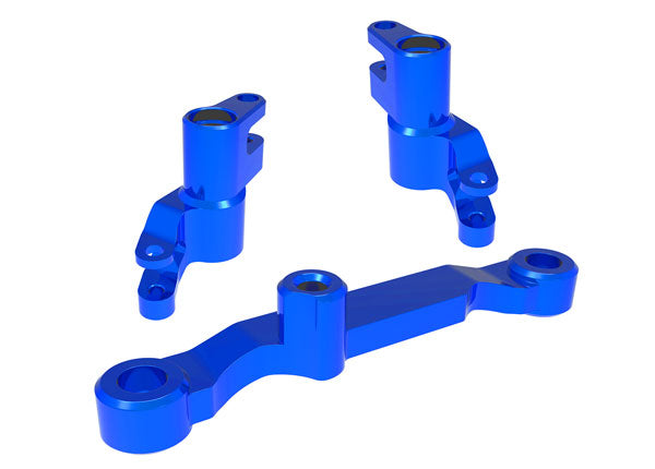 TRA10743-BLUE, Traxxas STEERING BELLCRANKS ALUM BLUE