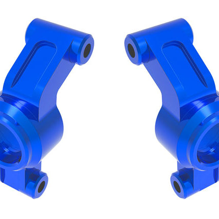 TRA10751-BLUE, Traxxas STUB AXLE CARRIERS ALUM BLUE