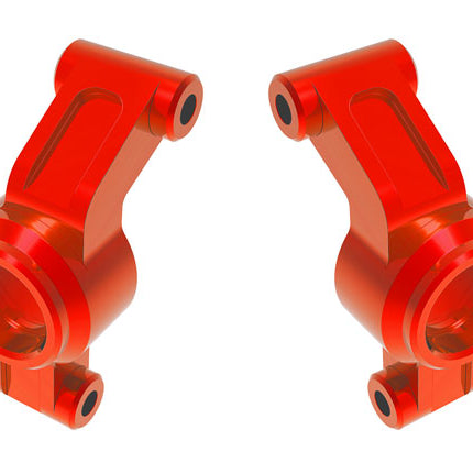 TRA10751-RED, Traxxas STUB AXLE CARRIERS ALUM RED