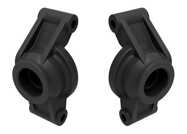 TRA10752-BLK, Traxxas STUB AXLE CARRIERS REAR BLK