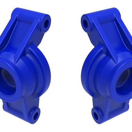 TRA10752-BLUE, Traxxas STUB AXLE CARRIERS REAR BLUE