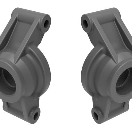 TRA10752-GRAY, Traxxas STUB AXLE CARRIERS REAR GRAY